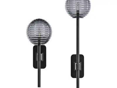 Astro lighting tacoma single-single grande rbbed glass 3D model