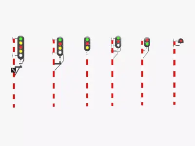 Rail Signaling 3D model