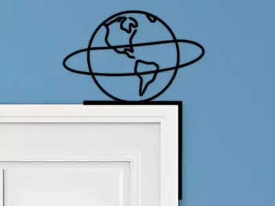 Planet Door Corner Decor 3D print model purchase