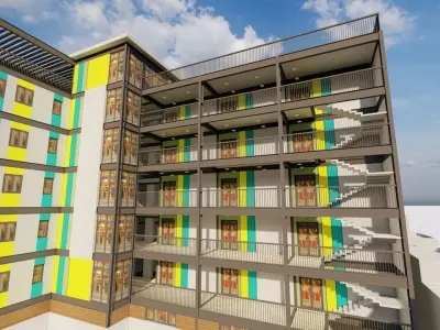 School-University- High School 3D model