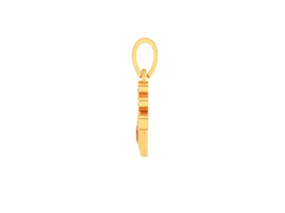 Kids Pendants with Crown 3dm STL OBJ FBX Renders Details 3D print model
