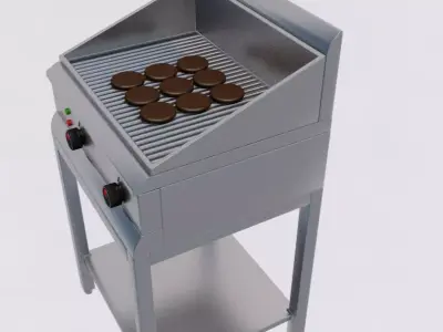 Grill model 3D model