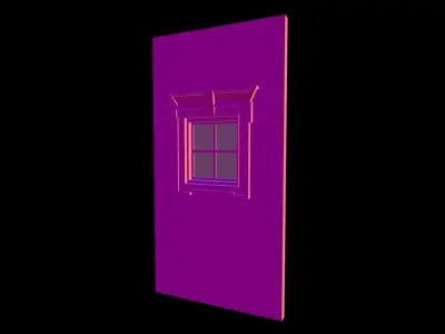 Classic 3 window 3D model
