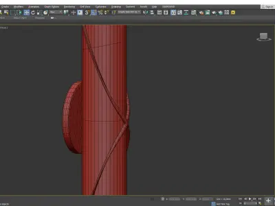 Large Roxbury Sconce Low-poly 3D model