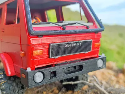Crawler G90 Sleeper Cab - CR18P 6x6 RC body 3D print model