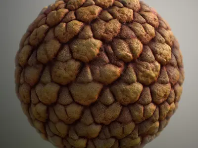 Material Skin Alien 7 Seamless PBR Texture Texture
