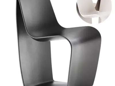 MDF Italia Sign Matt Chair 3D model