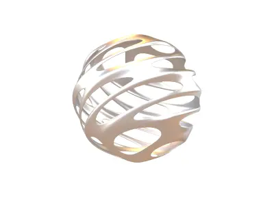 Abstract Sphere Ball v3 002 Low-poly 3D model