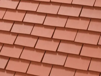 Clay roof textures PBR in 4K Texture