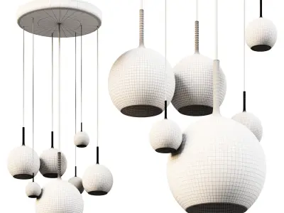Kasanto Chandelier Lamp 3D model
