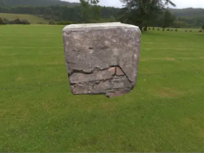 Concrete Block 3D model shop