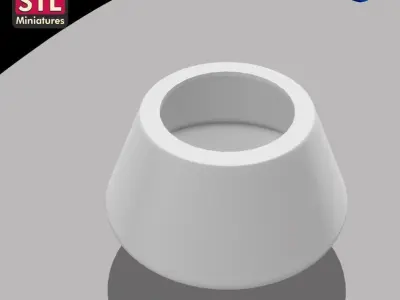 Hydroponic Planter - LANDER with Half Moon Design FILE 3D STL 3D print model