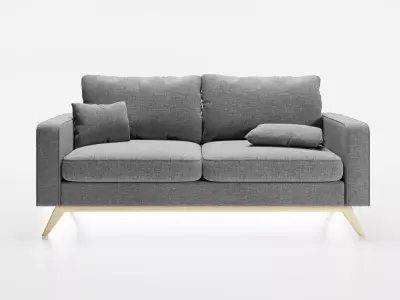 Sofa- scandinavian style- photorealist 3D model 3D model