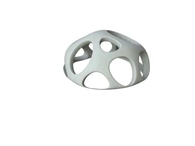 SciFi Cube Object No 51916 Low Poly Shape Low-poly 3D model