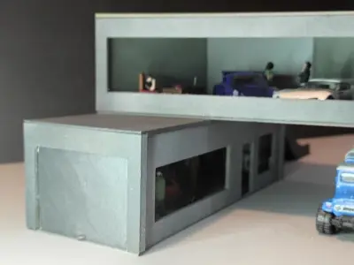 Garage Showroom for 1 64 diecast 3D print model
