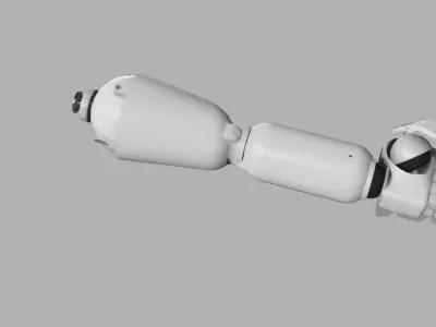 ROBOT COMPLETO DI INGRANAGGI 3D model