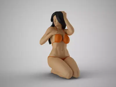 Plain Girl 7 3D print model
