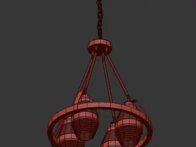 Gerolamo Chandelier 3D model