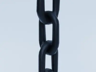Simple BALL and CHAIN model Free 3D model