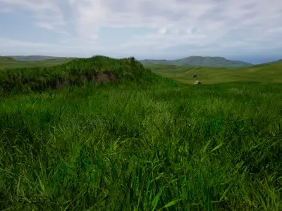 Procedural Grasslands Ecosystem