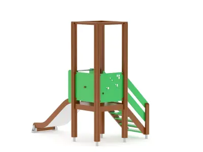 Lappset Tower and Slide 3D model