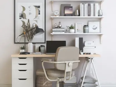 Office workplace 67 3D model