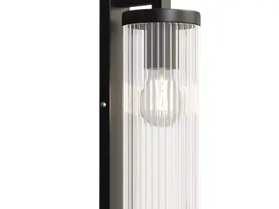  Noir Industrial Outdoor Wall Light 3D model