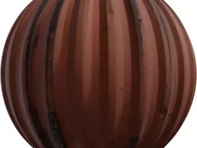 Rust Streaked Corrugated Container Texture