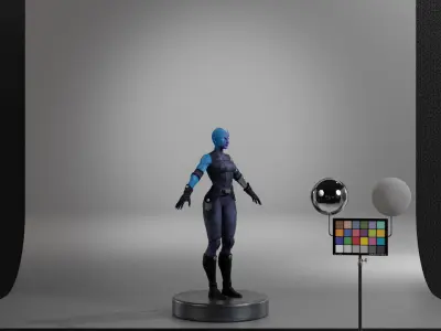 Nebula Low-poly 3D model