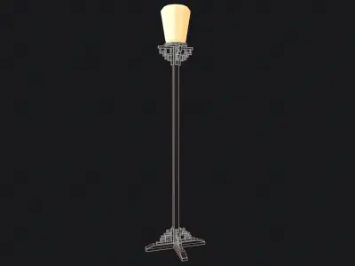 chinese style standing light Free 3D model