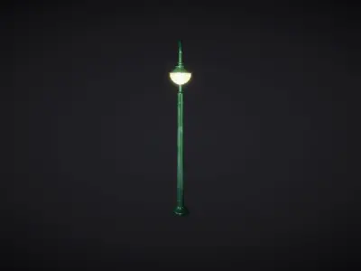 Lamp Post 04 3D model