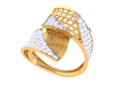  Women Ring MTL 3dm STL OBJ FBX Details 3D print model 104