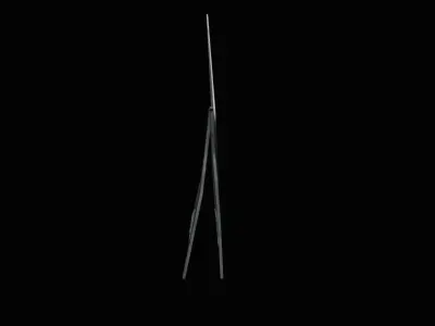 HQ Road Sign Free low-poly 3D model