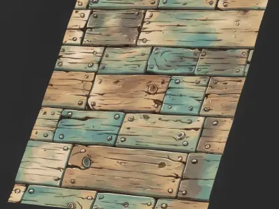  Stylized Wood Seamless Texture  Texture