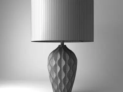 Table lamp SPHERE A1450LT1BK 3D model