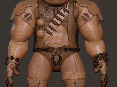 Bebop from the cartoon TMNT Free 3D model
