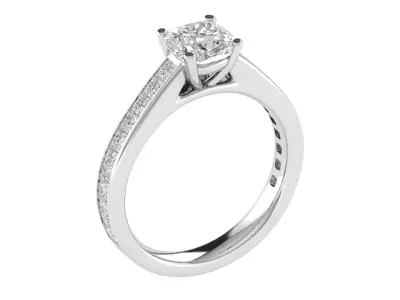 Women Ring  Render 3dm STL OBJ FBX TXT Details 3D print model 4