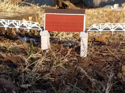 Wolf Covered Bridge 3D print model