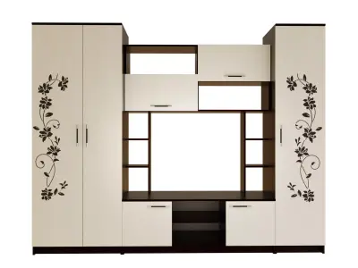 Venera living room wardrobe PBR Free 3D model