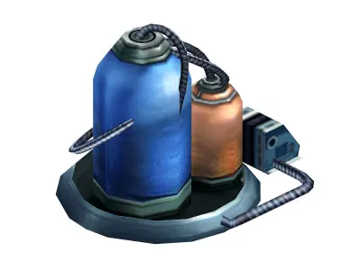 Machine-chemical reaction bottle 01 3D model