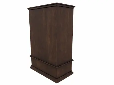Cabinet V2 Low-poly 3D model