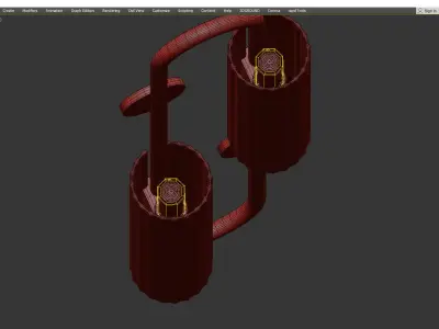 LUCINA WALL Low-poly 3D model