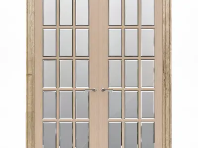 Interior Doors 3d model  Low-poly 3D model