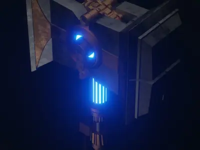 Arcane Jayce Hammer 3D model