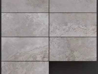 ABK Alpes Raw Grey 600x1200 Set 2 3D model