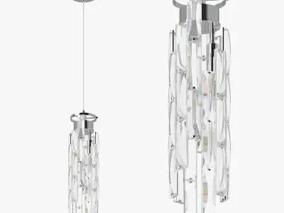722030 Limpio Lightstar Pendant chandelier 3D model