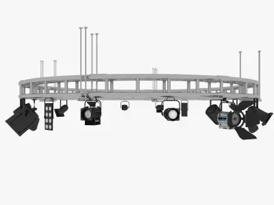 Light Truss 5 3D model