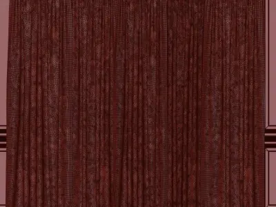 Curtain Set 196C 3D model