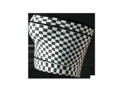 Dancing World - Tube Top-D Low-poly 3D model