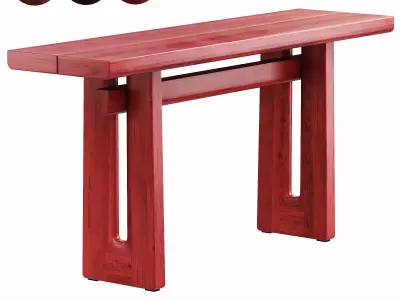 Nara Console By Poliform 3D model